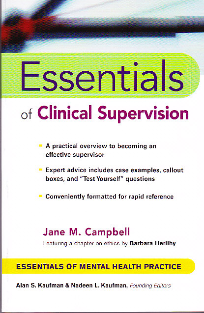 Essentials of Clinical Supervision