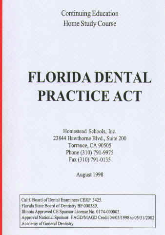 Florida Dental Practice Act - Online